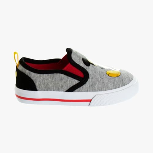 Mickey Mouse Characters Low top Slip-on Casual Fashion Tennis Boys Canvas Sneakers (Toddler - Little Kid)