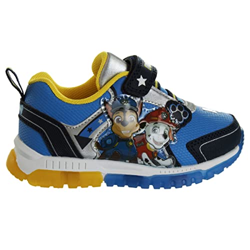 Zapatillas de tenis iluminadas Chase y Marshall de Paw Patrol para niños de Nickelodeon (para niños pequeños)