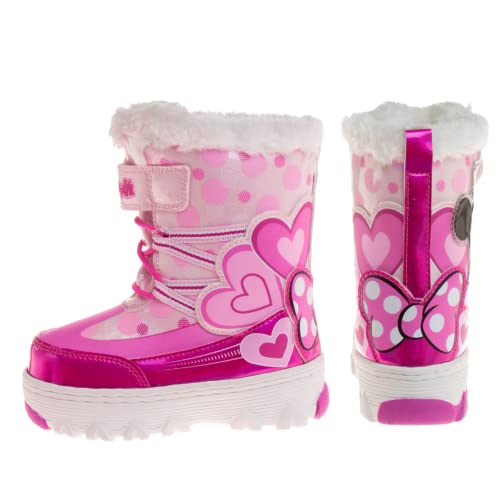 Botas de nieve resistentes al agua de Minnie Mouse (niño pequeño)