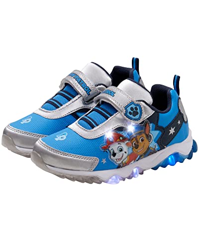 Zapatillas de tenis iluminadas Chase y Marshall de Paw Patrol para niños de Nickelodeon (para niños pequeños)