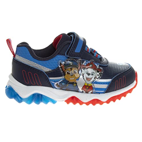 Zapatillas de tenis iluminadas Chase y Marshall de Paw Patrol para niños de Nickelodeon (para niños pequeños)