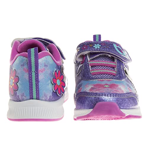 Disney Girls' Encanto Light Up Shoes - Mirabel LED Laceless Sneakers - (Size Toddler - Little Kids)