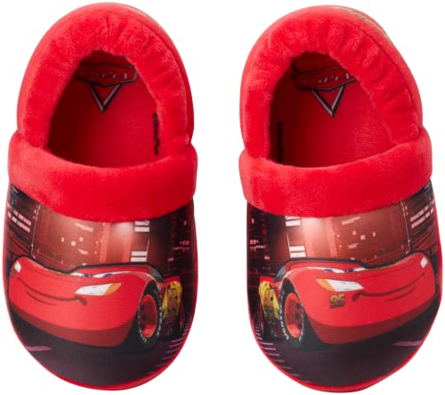 Pantuflas de Disney Cars: pantuflas de Rayo McQueen (para niños pequeños)