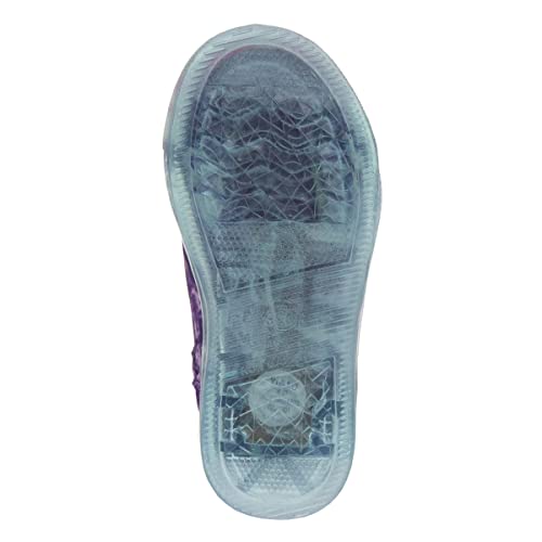 Disney Encanto Shoes Casual Canvas - Mirabel Slip on Athletic Sneakers - Purple Light up (Toddler - Little Kids)