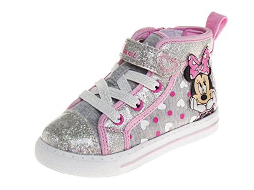 Disney Minnie Mouse Shoes Casual Canvas - Slip on Athletic Sneakers - (Toddler - Little Kids)