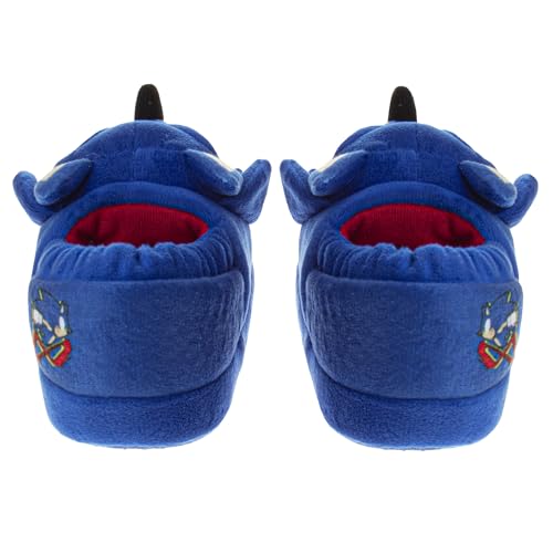 Pantuflas Josmo Sonic the Hedgehog - Zapatillas de casa para niños ligeras, afelpadas, cálidas, cómodas y suaves (para bebés y niños pequeños)