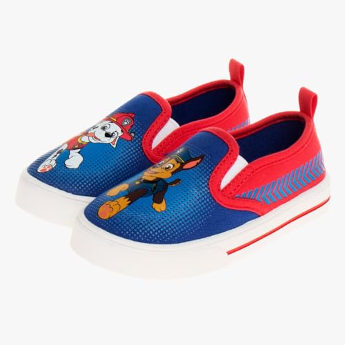 Zapatillas de lona para niños de corte bajo, informales, sin cordones y con personajes de Spiderman (para niños pequeños y pequeños)