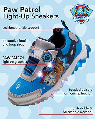 Zapatillas de tenis iluminadas Chase y Marshall de Paw Patrol para niños de Nickelodeon (para niños pequeños)