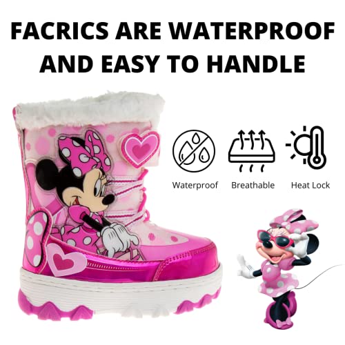 Botas de nieve resistentes al agua de Minnie Mouse (niño pequeño)