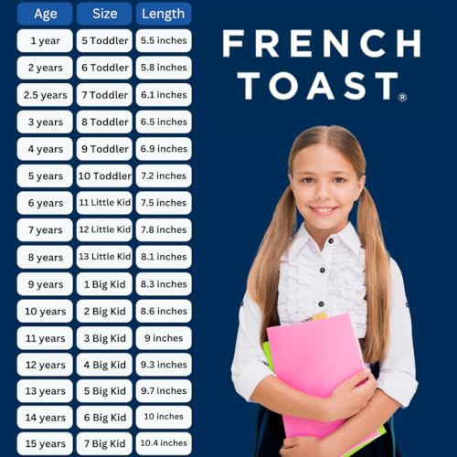 French Toast Girls Mary Jane Shoes School Kids Uniform Flats Ballet Strap Dress Formal Slip-On (Toddler, Little Kid, Big Kid)