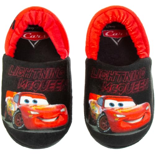 Pantuflas de Disney Cars: pantuflas de Rayo McQueen (para niños pequeños)