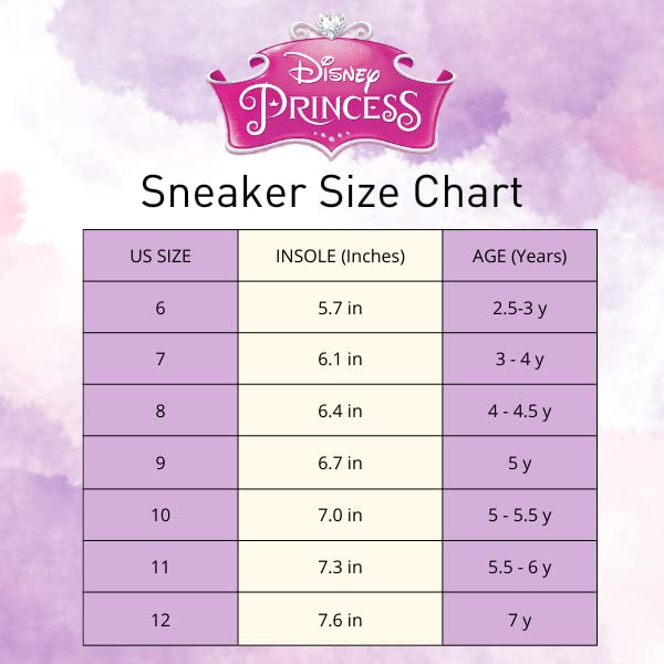 Zapatillas deportivas con luces de princesas de Disney (talla para bebés y niños pequeños)