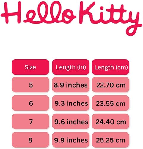 Hello Kitty Low Top Sneakers for Women - Adult Casual Fashion Laceless Slip on Canvas Shoes - Fuchsia Pink (Adults)