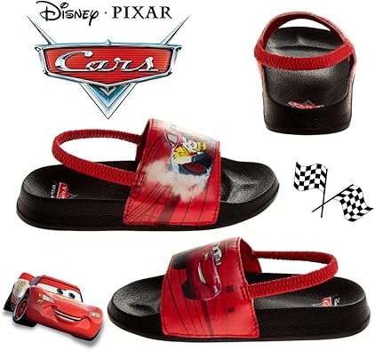 Cars Lightning McQueen Slides Beach Backstrap Slip-on Sandal (Toddler - Little Kid)