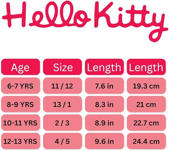 Josmo Hello Kitty slippers for Kids Girls - Kitty White indoor cute house shoes plush fuzzy Cat slipper - White Fuchsia (Toddler - Little Kid - Big Kid)