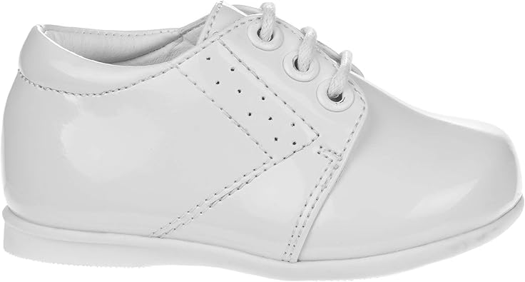 Zapatos de vestir para bebés Josmo para niños: zapatos Derby informales de cuero sintético para caminar (para bebés y niños pequeños), talla 3 para bebés, color negro