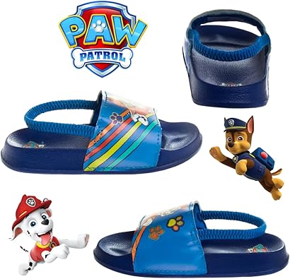 Sandalias playeras de verano de Paw Patrol de Nickelodeon (para niños pequeños)