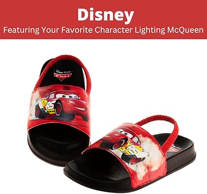 Cars Lightning McQueen Slides Beach Backstrap Slip-on Sandal (Toddler - Little Kid)