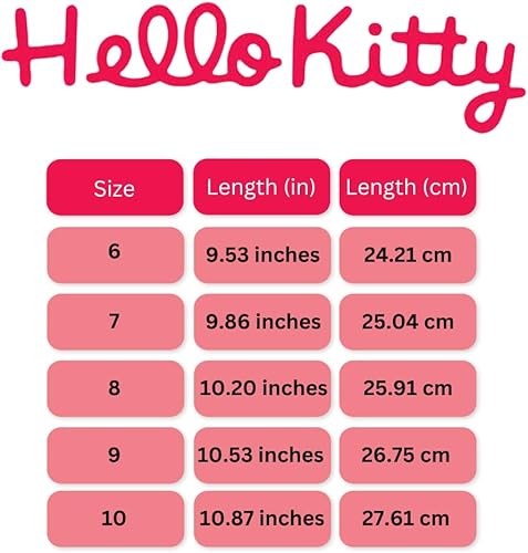 Hello Kitty Sneakers for Women - Adult Lightweight Athletic Breathable Running Tennis Shoes - White (Womens - Adults)