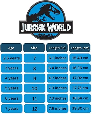 Zapatillas Jurassic World con cierre fácil de cordones - Zapatillas de dinosaurio T-Rex con cierre sin cordones Zapatillas ligeras Jurassic Park - Negro Gris (Niños pequeños)