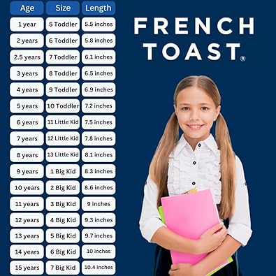 French Toast Girls Mary Jane Shoes School Kids Uniform Flats Ballet Strap Dress Formal Slip-On (Toddler, Little Kid, Big Kid)