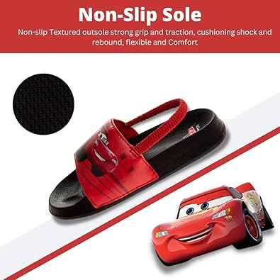 Cars Lightning McQueen Slides Beach Backstrap Slip-on Sandal (Toddler - Little Kid)