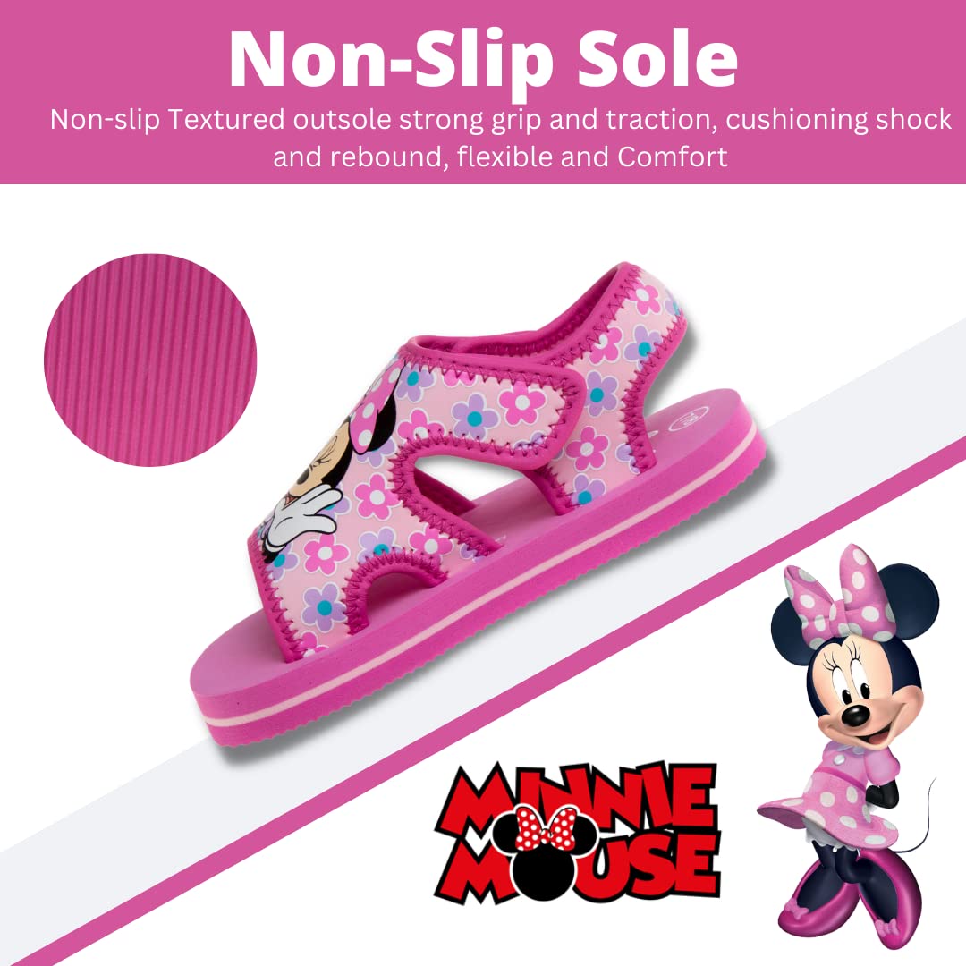 Sandalias Disney Mickey Mouse: sin cordones, de secado rápido, impermeables (para niños pequeños)