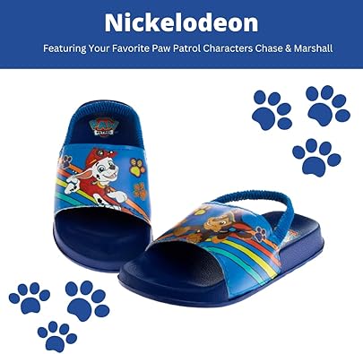 Sandalias playeras de verano de Paw Patrol de Nickelodeon (para niños pequeños)