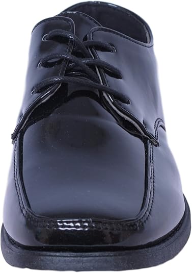 Josmo Boys Dress Shoes - Classic Laceup Oxford Casual Dress Formal Shoes - Black (Toddler/Little Kid 7-13/Big Kid 1-6)