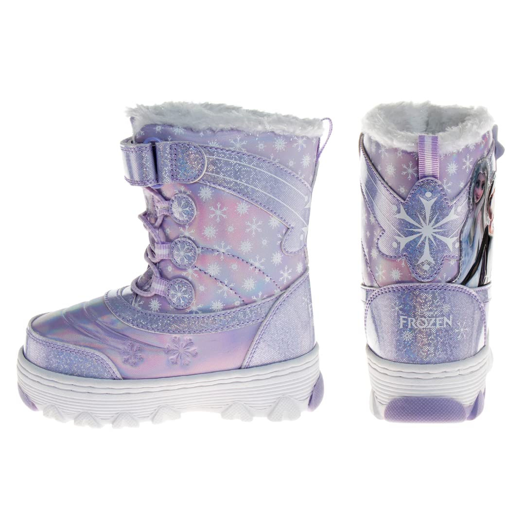 Botas de nieve con ribete de piel de Elsa y Anna para niñas de Disney (bebés y niñas pequeñas)