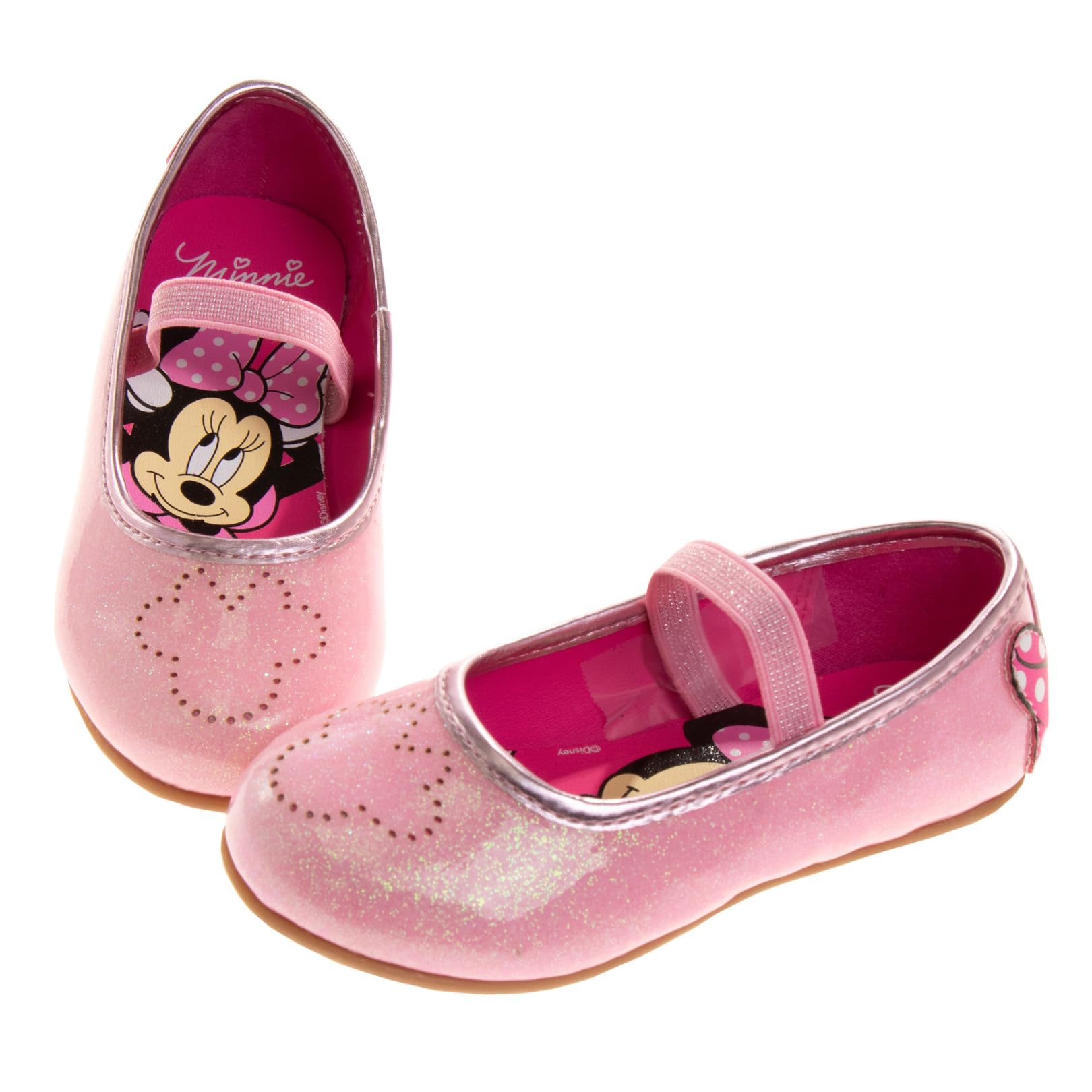 Disney Minnie Mouse Mary Jane Flats -  Dress up Slip-on Shoes (Toddler/Little Kid)