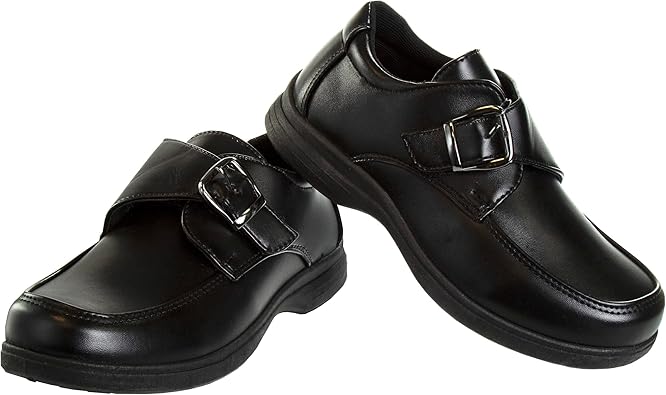 French Toast Boys Shoes - Kids Oxford School Uniform Loafer Church Dress Shoes Slip-On Faux-Leather (Toddler-Big Kid)