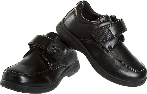 French Toast Boys Shoes - Kids Oxford School Uniform Loafer Church Dress Shoes Slip-On Faux-Leather (Toddler-Big Kid)