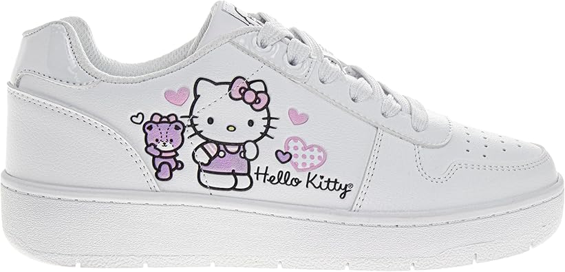 Hello Kitty Sneakers for Girls - Kids Lightweight Athletic Breathable Casual Shoes (Little Kid - Big Kid)