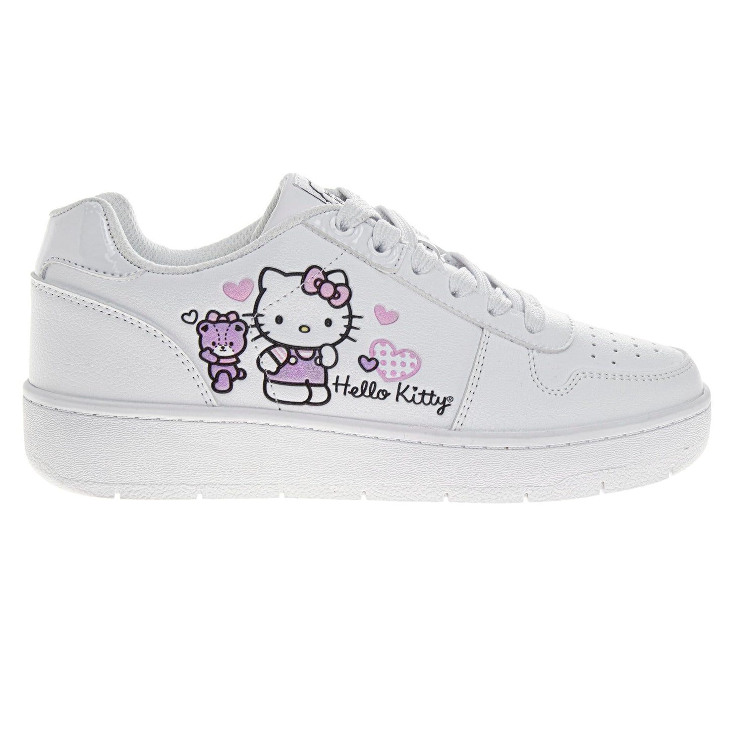 Hello Kitty Sneakers for Women - Adult Lightweight Athletic Breathable Running Tennis Shoes - White (Womens - Adults)