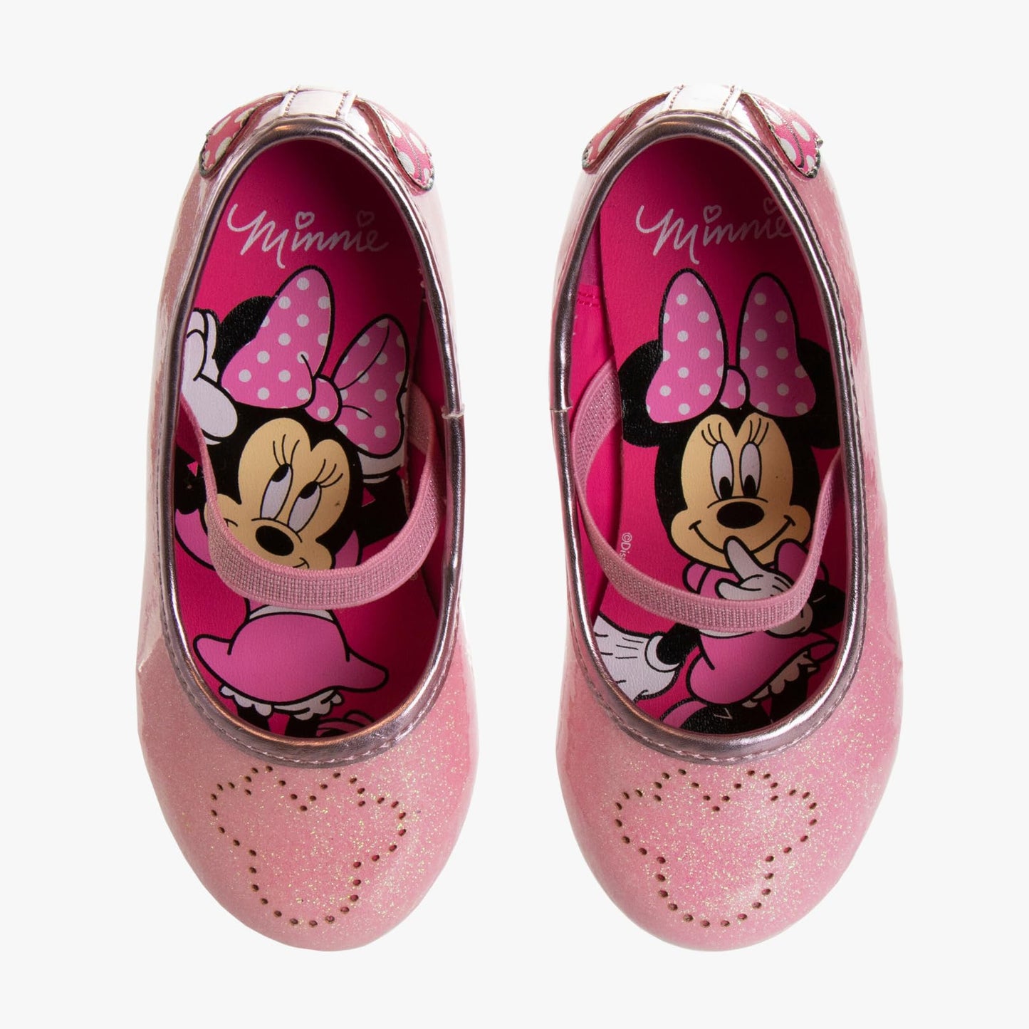 Disney Minnie Mouse Mary Jane Flats -  Dress up Slip-on Shoes (Toddler/Little Kid)