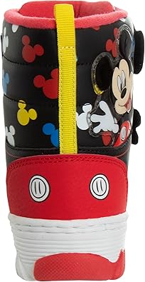 Botas de nieve de Mickey Mouse de Disney: botas de invierno resistentes al agua para niños (bebés y niños pequeños)