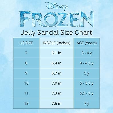 Disney Frozen Favorite Characters Jelly Sandals - Ballet Summer Slides Beach Water Slip On (blue) (Toddler/Little Kid)