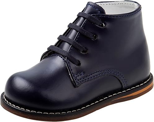 Josmo Baby - Botas de andador anchas para primeros pasos - Zapatos de entrenamiento para caminar unisex - Negro (talla 2 ancha para bebés)