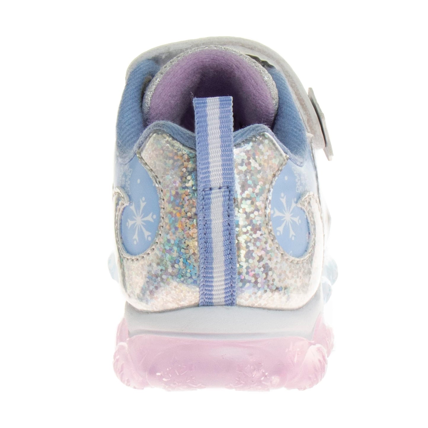 Zapatillas de deporte Frozen de Disney para niñas: zapatillas para correr sin cordones con luces (niña pequeña)