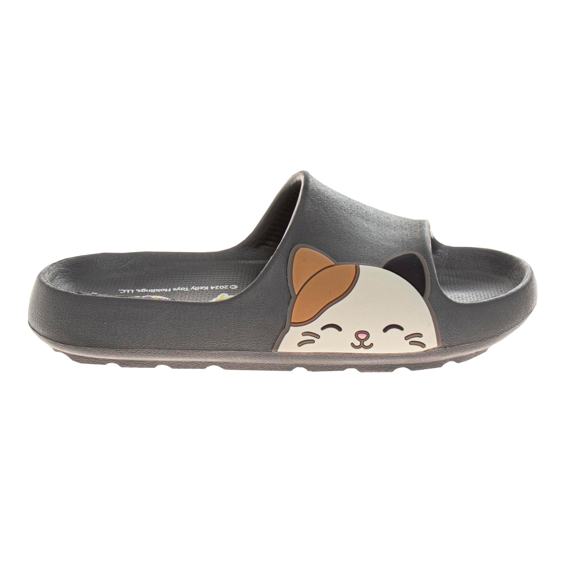 Sandalias con punta abierta Squishmallows Cam The Cat: zapatos de verano para adultos para playa, piscina y agua