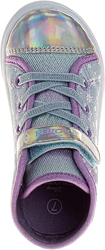 Frozen Sneakers Casual Canvas - Kids Girls Anna Elsa Character Slip on Shoes (Sizes Toddler - Little Kid)