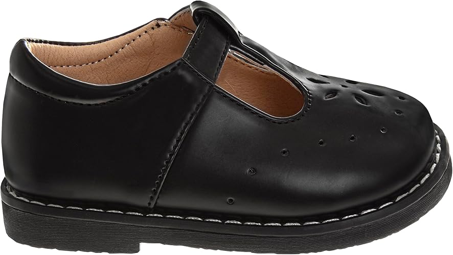 Josmo Baby Girls Maryjane Flats Slipon - Newborn Infant Formal Dress Shoes School Mary Janes (Size 3-8 Infant-Toddlers)