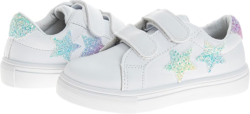 KENSIE GIRL Sneakers Fashion Casual Low Top Strap Court Tennis (Toddler, Little, Big Kid)