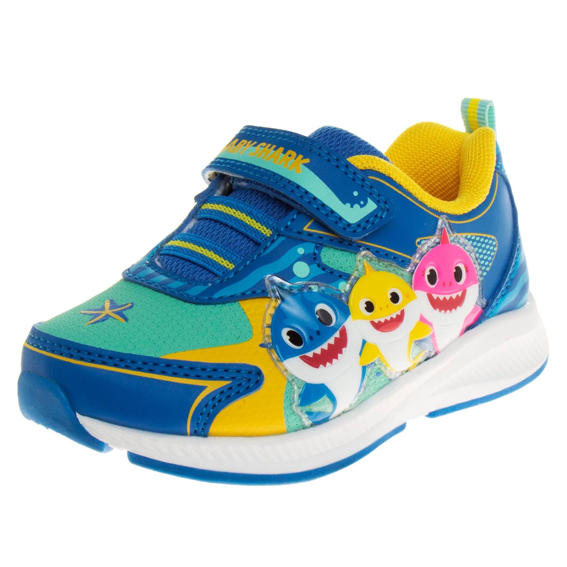 Zapatillas deportivas para niños de Nickelodeon Boys Blues Clues con luces, ligeras, transpirables, para correr y atletismo (talla 9 para niños pequeños)