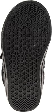 Zapatillas de deporte para niño French Toast sin cordones - Zapatillas deportivas informales de lona para niños - Negro (talla 5 para niños pequeños)