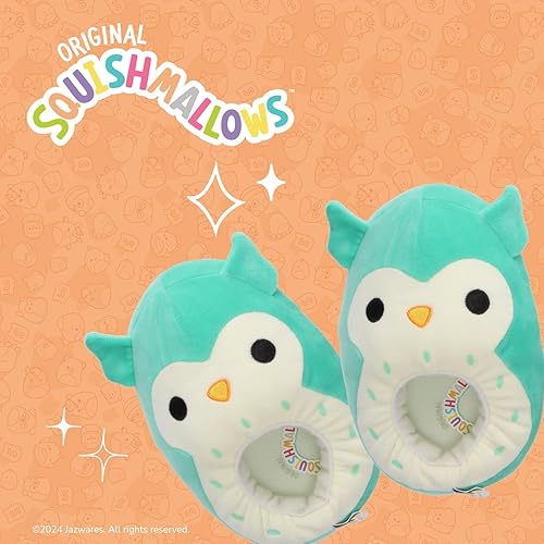 Squishmallows Fifi the Fox Slippers - Plush Lightweight Warm Comfort Soft Aline Slipper House Shoes for Men and Women - Fifi the Fox (Little Kid - Big Kid - Adult)