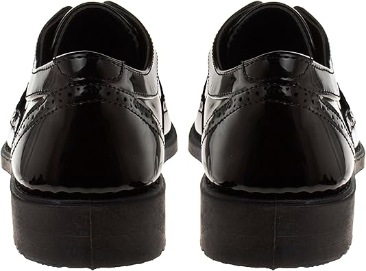 Josmo Boys Classic Comfort Dress Wing-Tip Oxford Shoe (niño pequeño, niño pequeño, niño grande), talla 7 para niños pequeños, negro