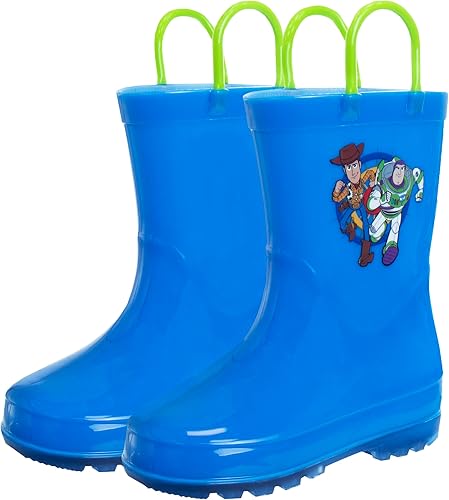 Botas de lluvia impermeables con asa fácil de tirar de Toy Story (para niños pequeños)