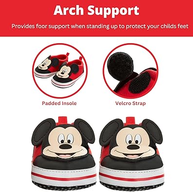 Josmo baby-boy's Mickey Mouse Shoes (Infant/Toddler)